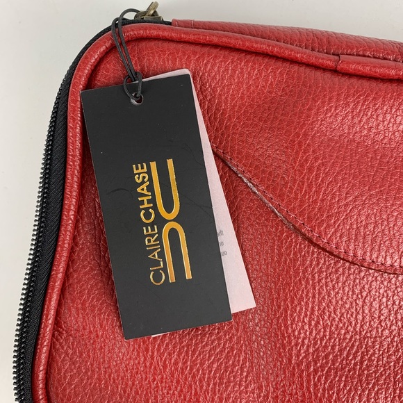 Claire Chase Red Pouch Bag - Picture 10 of 11